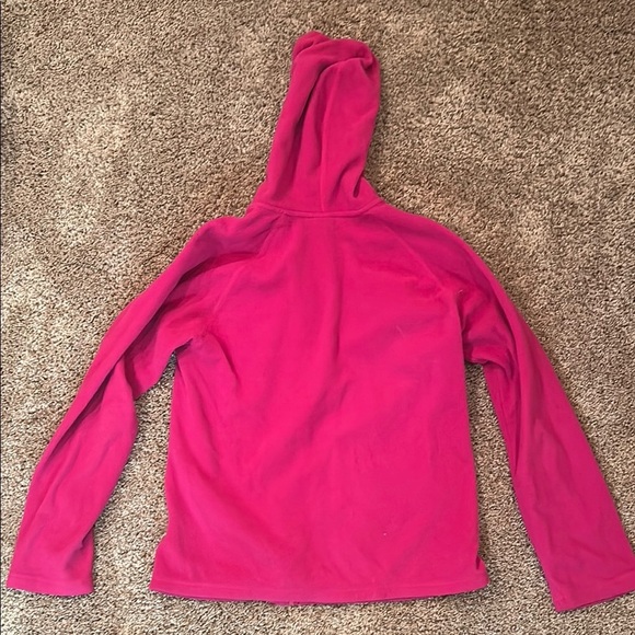 The North Face Pink Fleece Jacket with Hood - Picture 3 of 3